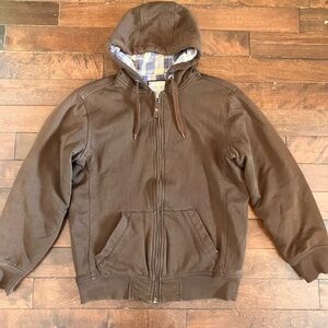 Wind River zip hoodie brown pattern